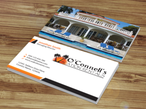 Visitenkarten-Design von Creations Box 2015 für O'Connell's Vacation Rentals | Design: #13868550