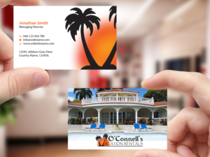 Visitenkarten-Design von Creations Box 2015 für O'Connell's Vacation Rentals | Design: #13868558