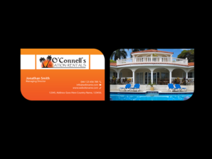 Design de Carte de Visite par Creations Box 2015 pour O'Connell's Vacation Rentals | Design : #13868560