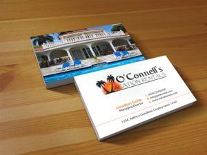 Design de Carte de Visite par Creations Box 2015 pour O'Connell's Vacation Rentals | Design : #13868592