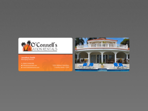 Design de Carte de Visite par Creations Box 2015 pour O'Connell's Vacation Rentals | Design : #13868596
