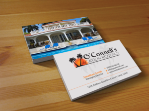 Design de Carte de Visite par Creations Box 2015 pour O'Connell's Vacation Rentals | Design : #13868597