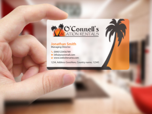Design de Carte de Visite par Creations Box 2015 pour O'Connell's Vacation Rentals | Design : #13868599