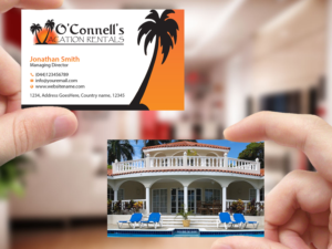 Design de Carte de Visite par Creations Box 2015 pour O'Connell's Vacation Rentals | Design : #13868600