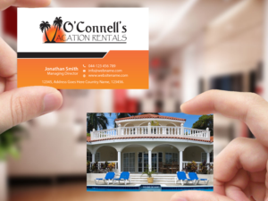 Design de Carte de Visite par Creations Box 2015 pour O'Connell's Vacation Rentals | Design : #13868601