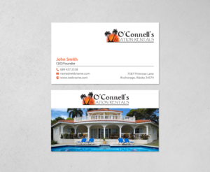 Visitenkarten-Design von chandrayaan.creative für O'Connell's Vacation Rentals | Design: #13880326
