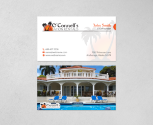 Visitenkarten-Design von chandrayaan.creative für O'Connell's Vacation Rentals | Design: #13880335