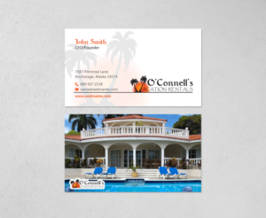 Visitenkarten-Design von chandrayaan.creative für O'Connell's Vacation Rentals | Design: #13880336