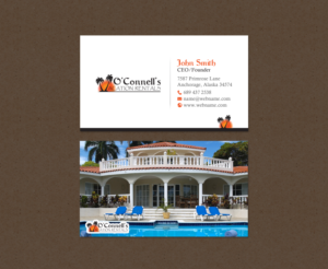 Visitenkarten-Design von chandrayaan.creative für O'Connell's Vacation Rentals | Design: #13880344