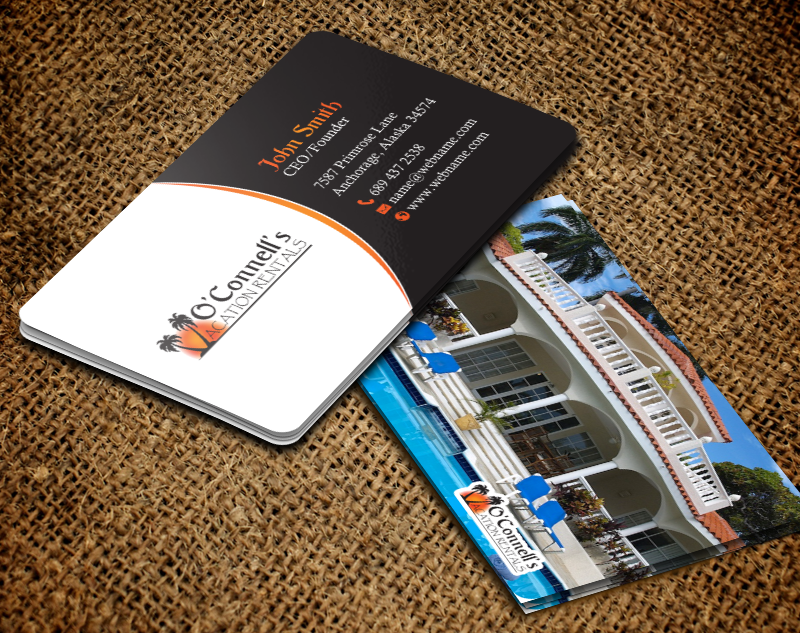 Business Card Design by chandrayaan.creative for O'Connell's Vacation Rentals | Design #13880349