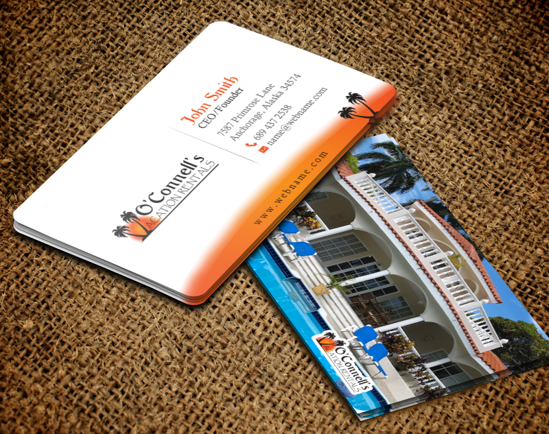 Business Card Design by chandrayaan.creative for O'Connell's Vacation Rentals | Design #13880353