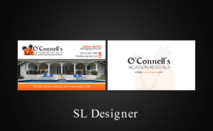 Business Card Design by SL Designer for O'Connell's Vacation Rentals | Design: #13862396