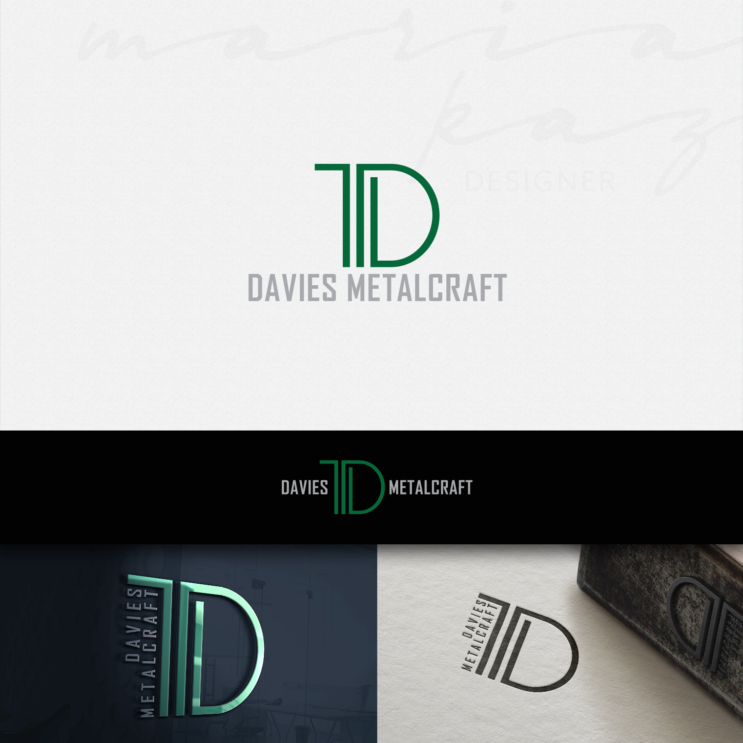 Logo Design by maria-kaz for Davies Metalcraft | Design #13864866
