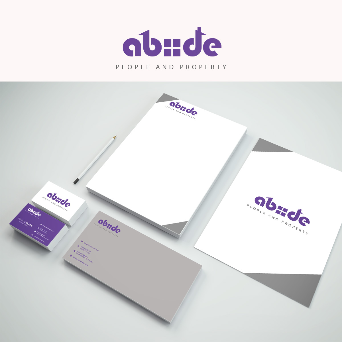 Logo Design by Alegria for Abode people and property | Design #13903949