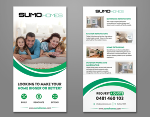 Flyer-Design von ecorokerz für Sumo Homes | Design: #13900636
