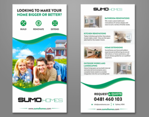 Flyer-Design von ecorokerz für Sumo Homes | Design: #13900637