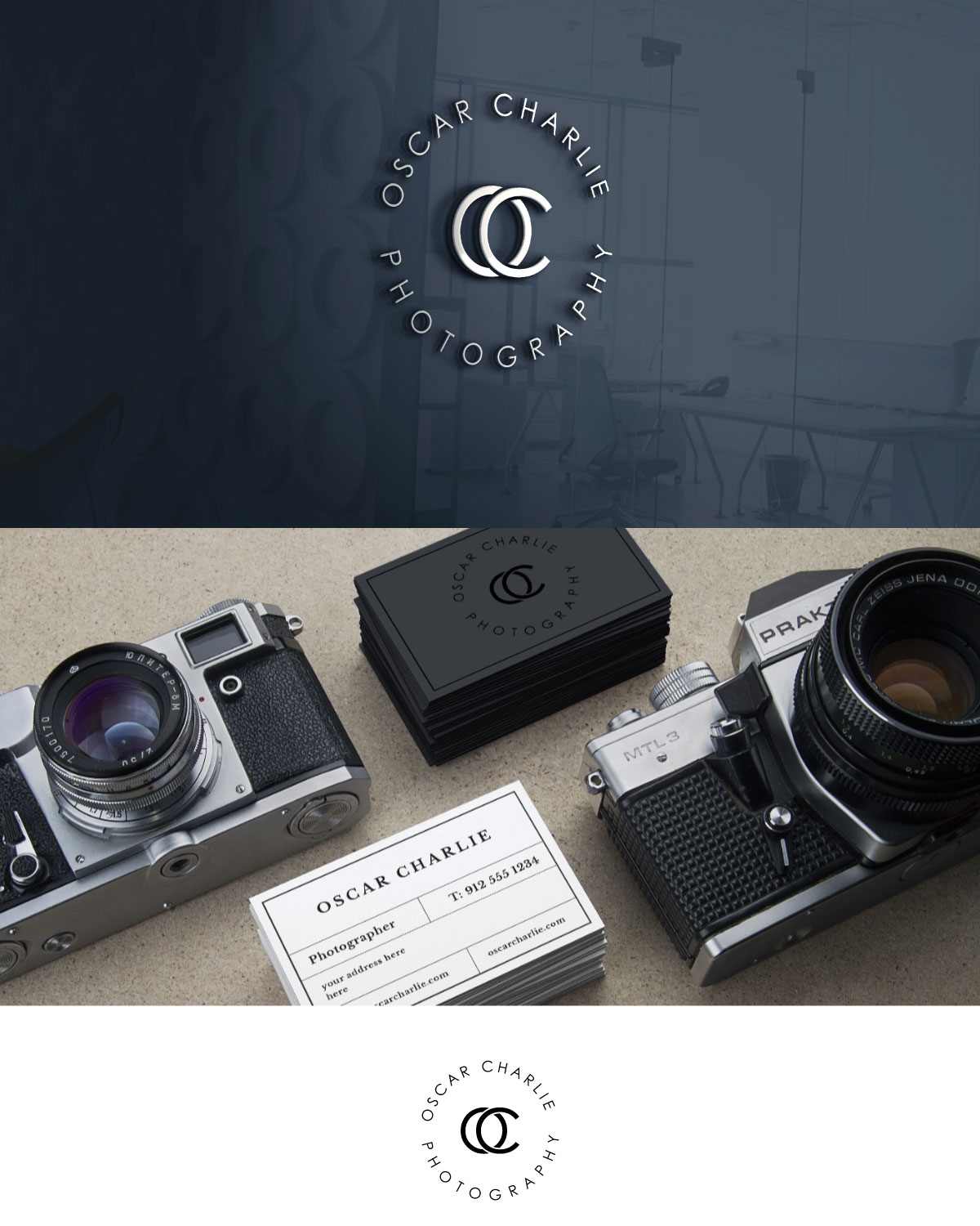 Logo Design by Anekaa for oscar charlie photography | Design #14013750
