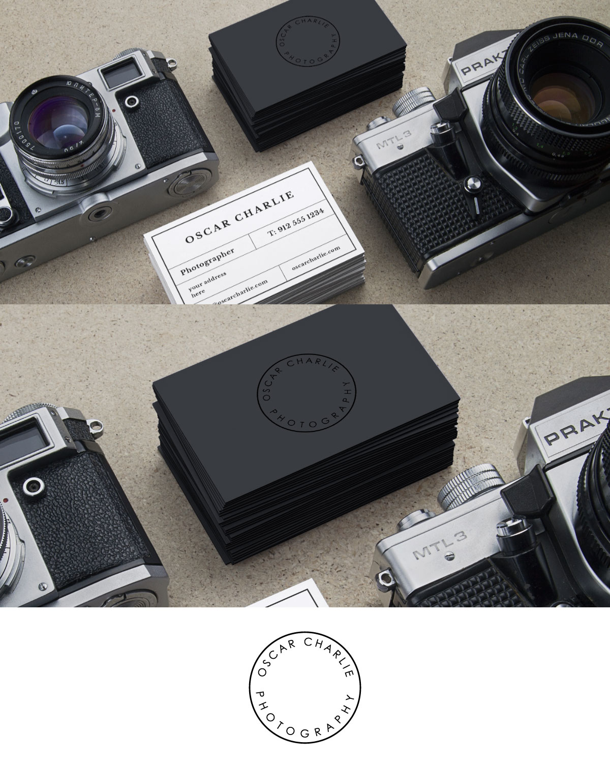 Logo Design by Anekaa for oscar charlie photography | Design #14038546