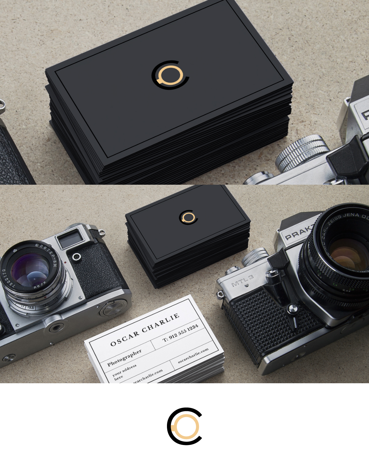 Logo Design by Anekaa for oscar charlie photography | Design #14106419
