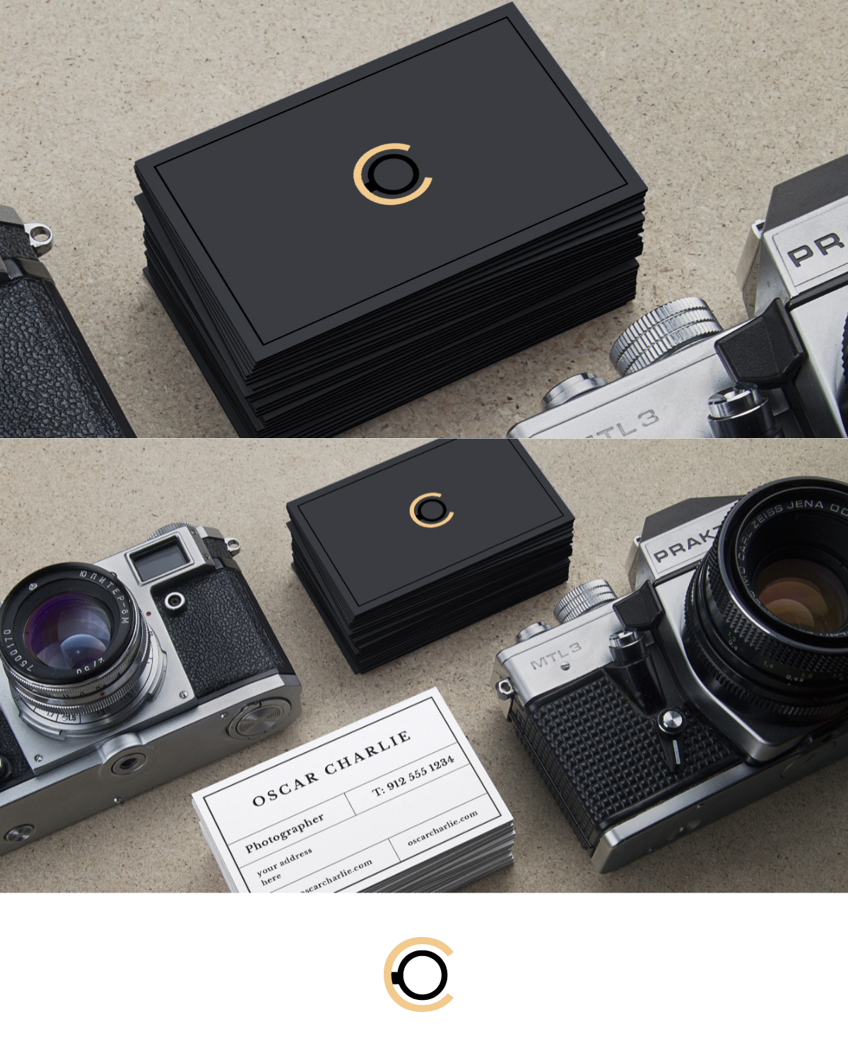 Logo Design by Anekaa for oscar charlie photography | Design #14106420