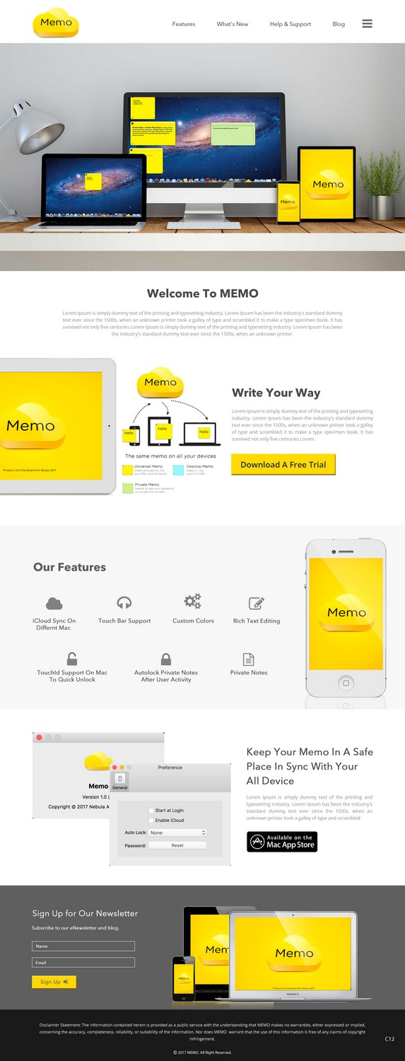 Landing Page Design by pb for Bloop | Design #13882226