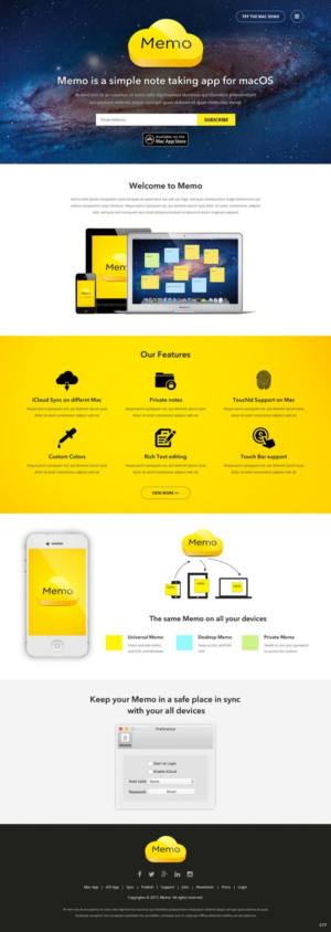 Design de Page d'Accueil par pb pour Bloop | Design : #13882229