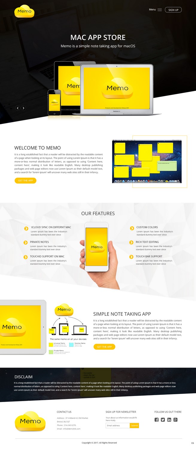 Landing Page Design by pb for Bloop | Design #13882243