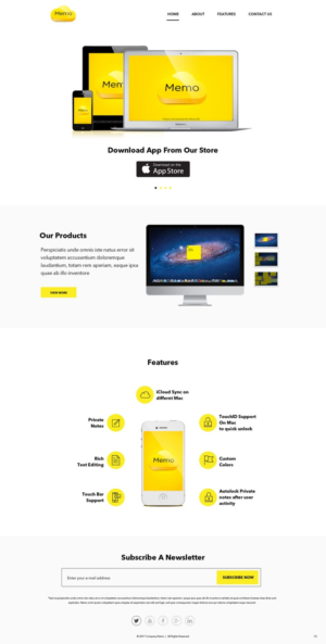 Design de Page d'Accueil par pb pour Bloop | Design : #13896041