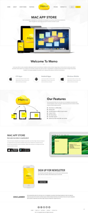 Design de Page d'Accueil par pb pour Bloop | Design : #13896056