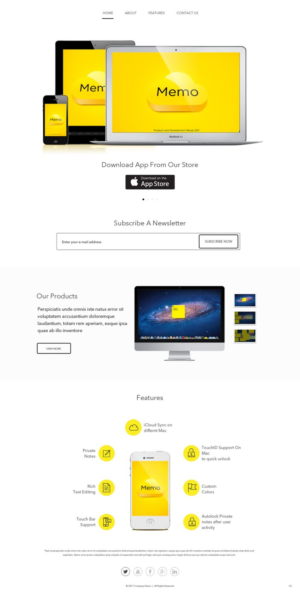 Design de Page d'Accueil par pb pour Bloop | Design : #13908189