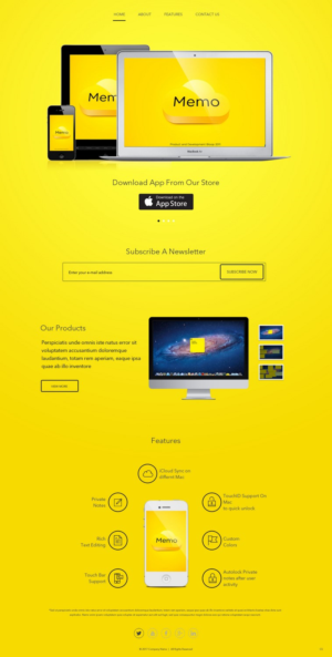Design de Page d'Accueil par pb pour Bloop | Design : #13930858
