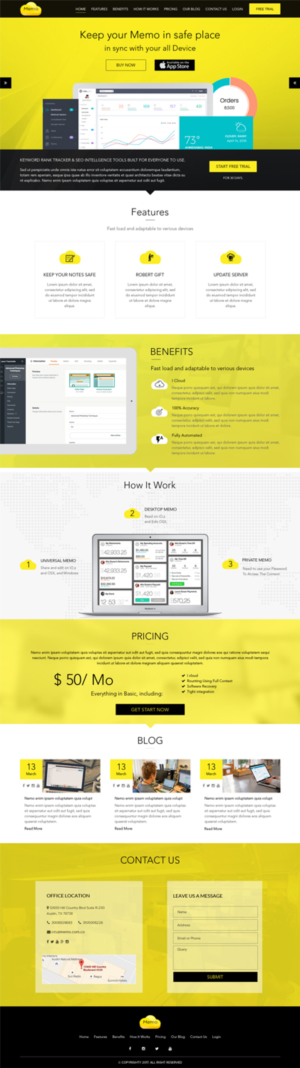 Design de Page d'Accueil par e2developers pour Bloop | Design #13966869