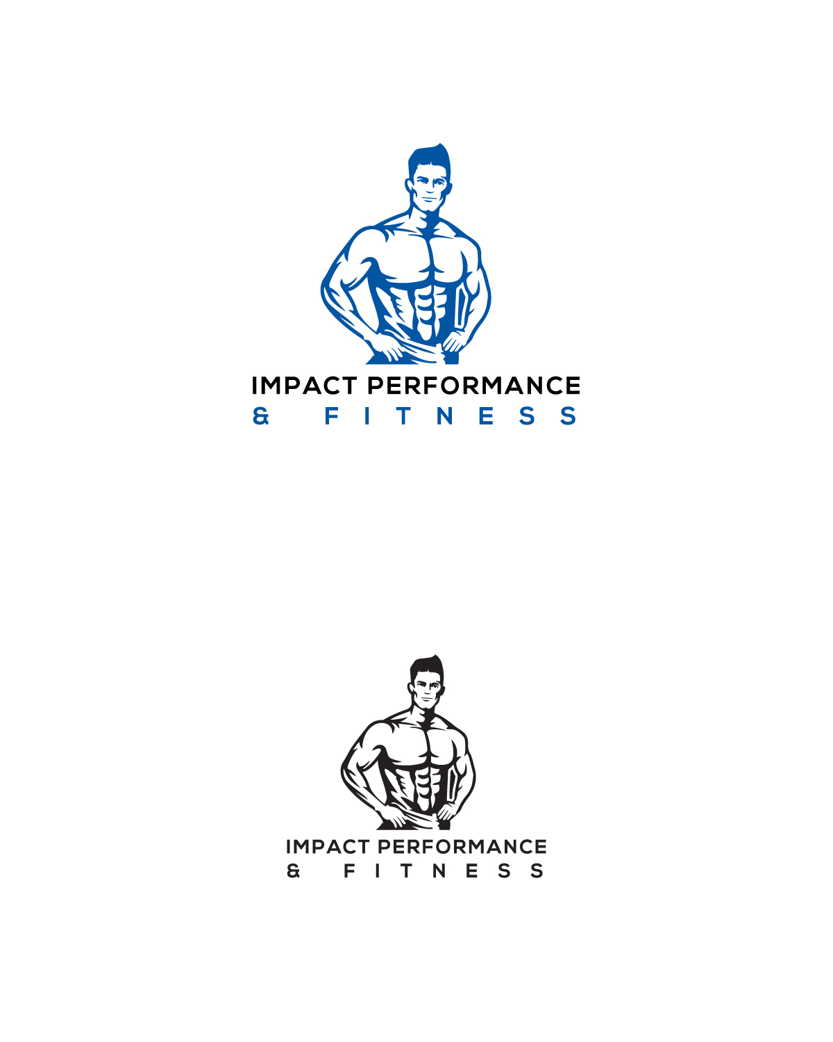 Logo Design by geny baba for Impact Performance & Fitness | Design #13881153