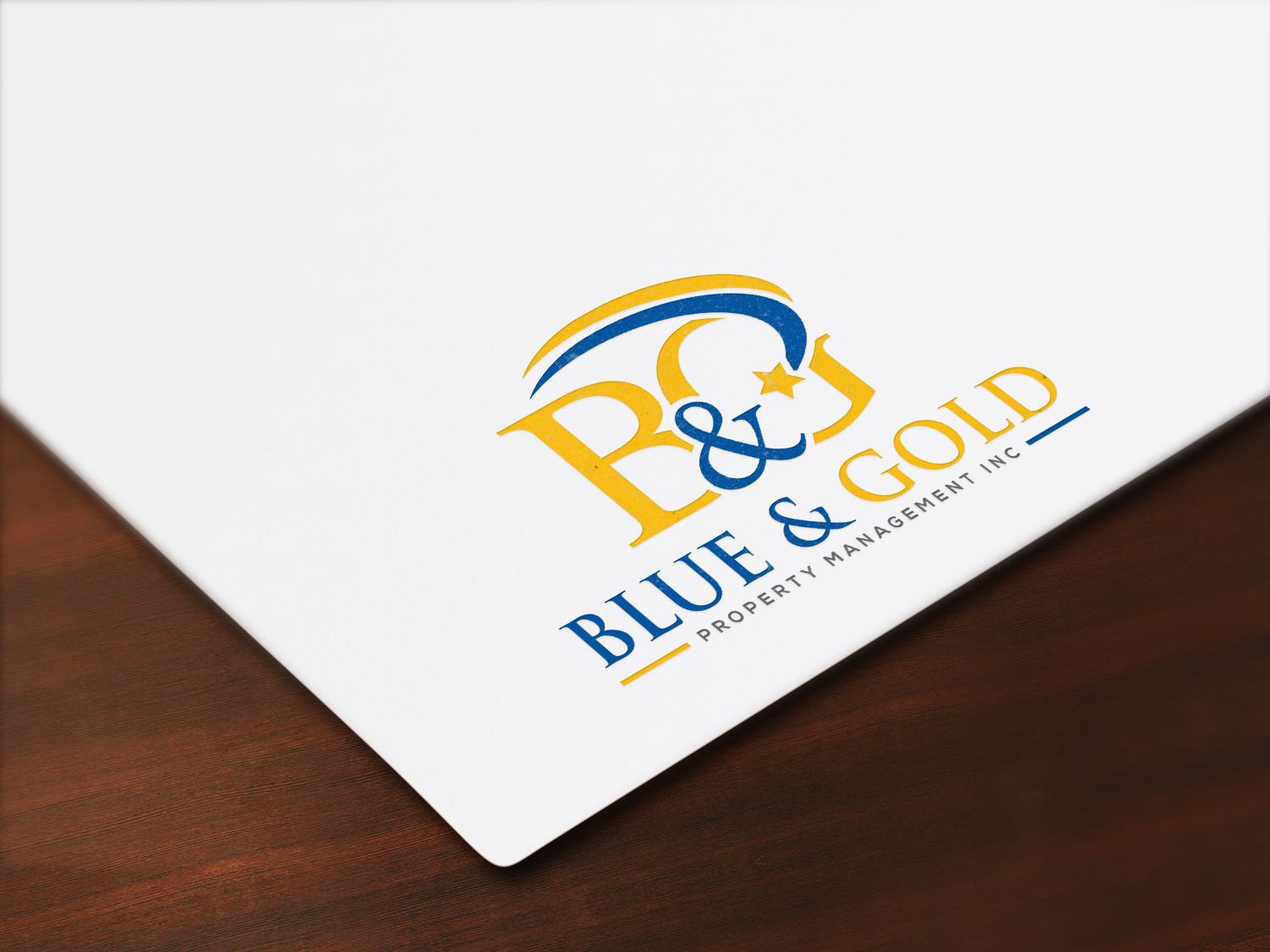 Logo Design by IMD-HUB for Blue and Gold Property Management | Design #13877953