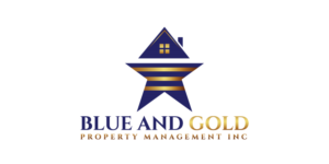 Logo Design by debdesign for Blue and Gold Property Management | Design: #13877232