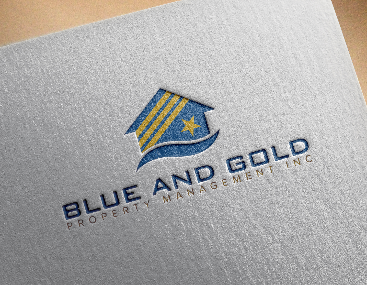 Logo Design by RCGraphics for Blue and Gold Property Management | Design #13883866