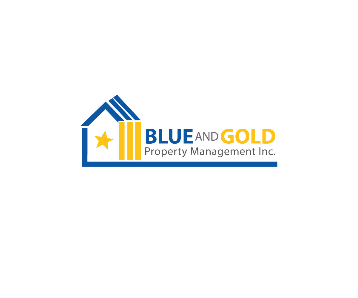 Logo Design by RL Designs for Blue and Gold Property Management | Design #13868298