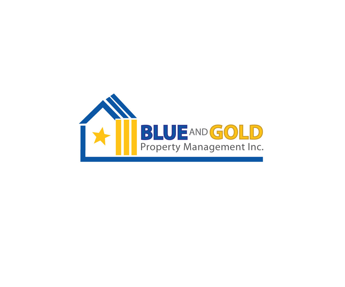 Logo Design by RL Designs for Blue and Gold Property Management | Design #13879936