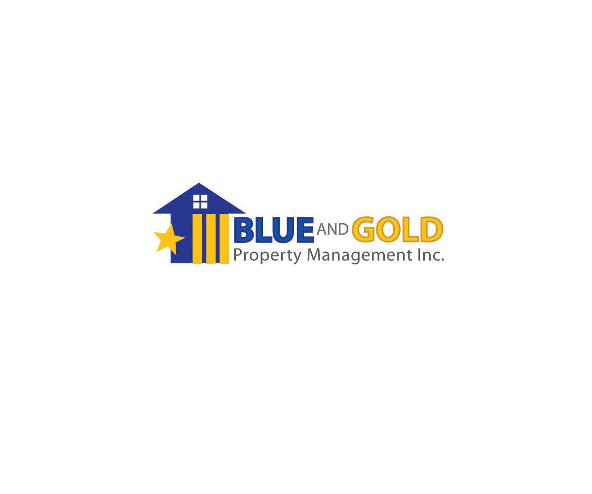 Logo Design by RL Designs for Blue and Gold Property Management | Design #13880264