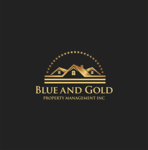 Logo-Design von Mariono Fx für Blue and Gold Property Management | Design: #13867603