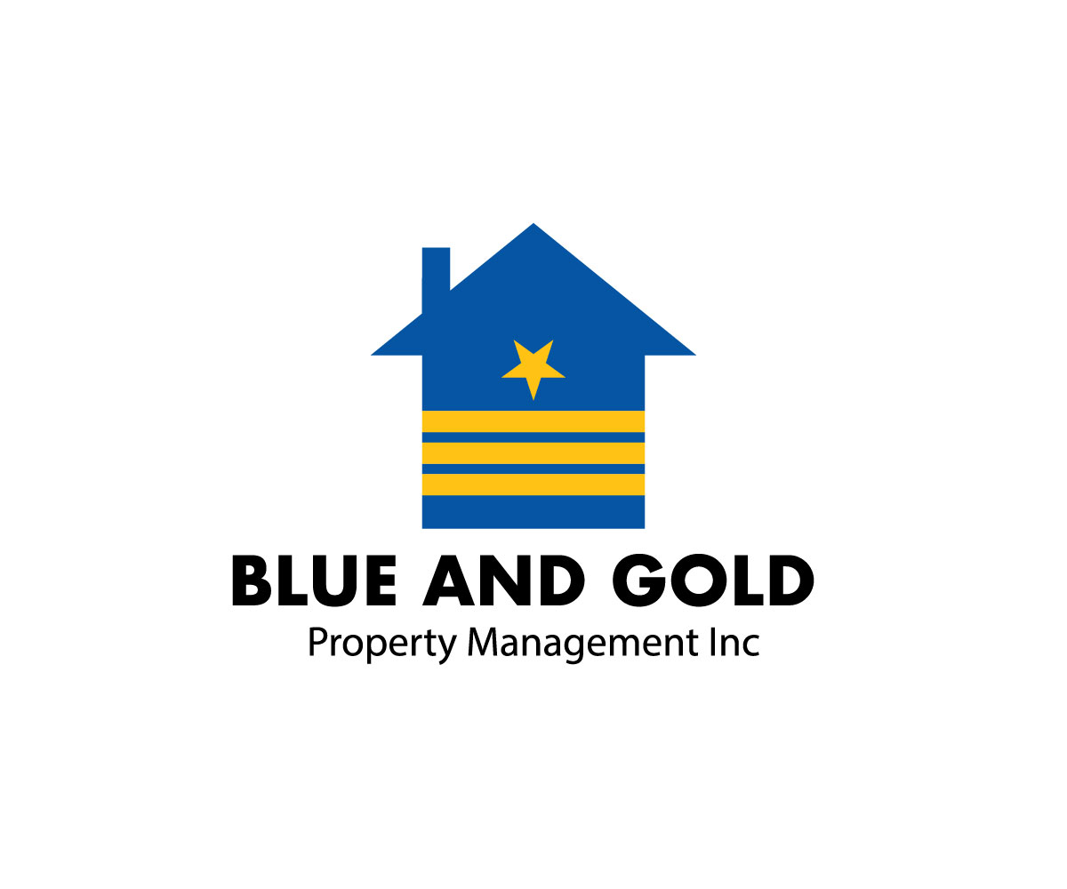 Logo Design by Boon for Blue and Gold Property Management | Design #13874039