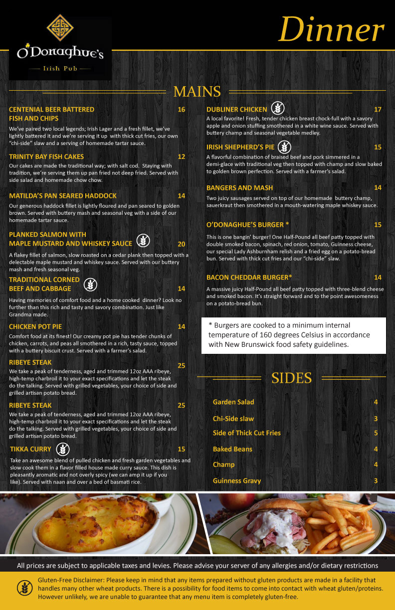 Stationery Design by Parul for O'Donaghue's Irish Pub | Design #13978871