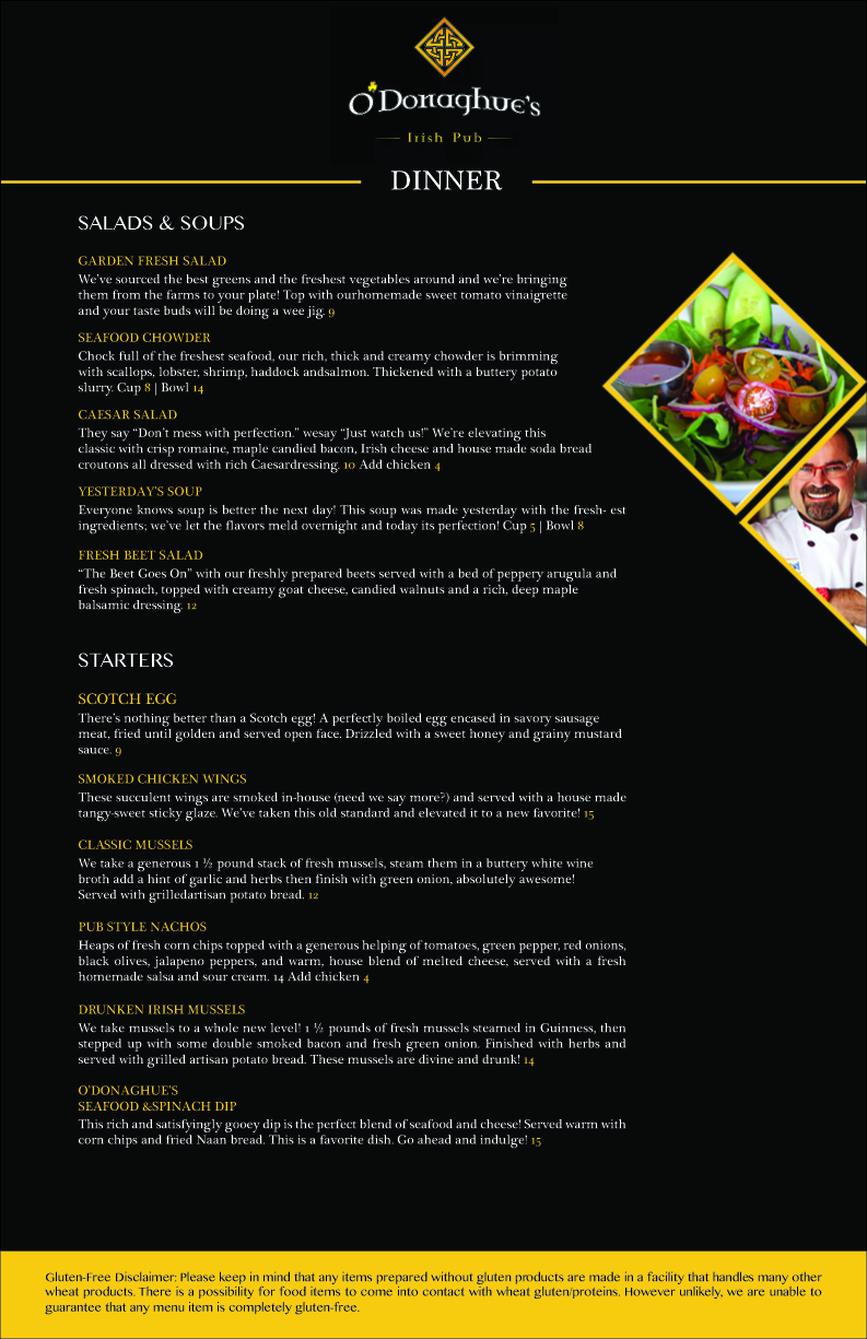 Stationery Design by Ruchi Pandeya for O'Donaghue's Irish Pub | Design #13996151