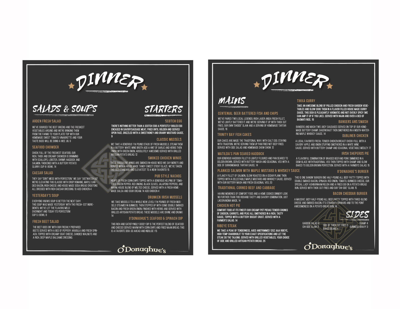 Stationery Design by xyz2902 for O'Donaghue's Irish Pub | Design #14034353