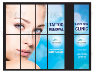 Shop Front Window Design for Decal / Signage | Signage Design by Pinky 