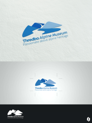 Thredbo Alpine Museum  (Main)      Passionate about alpine heritage (minor)  | Logo Design by voltart