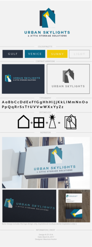 Urban skylights & attic storage solutions  | Diseño de Logo por Maurissahunter