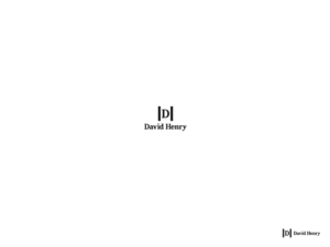 David Henry | Logo Design by nzvm