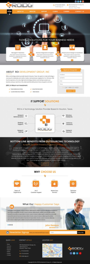 Web Design by harmi_199 for ROI Development Group, Inc. | Design: #13897795