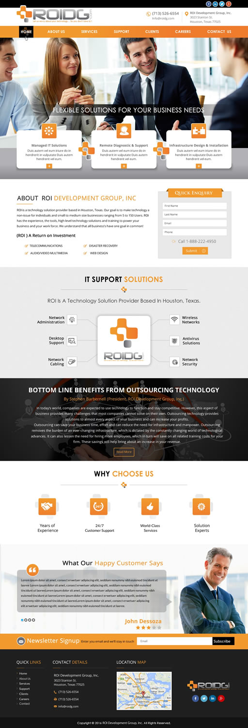 Diseño Web por HarmiDesigning para ROI Development Group, Inc. | Diseño #13897798